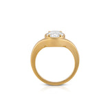 Eliana Engagement Ring - Oval Bezel Set Ring