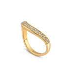 Iris Contour Wedding Band