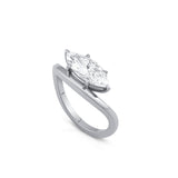Faye Engagement Ring - East to West Marquise Ring