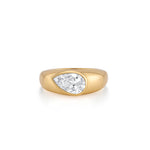 Zia Dome Pear Engagement Ring