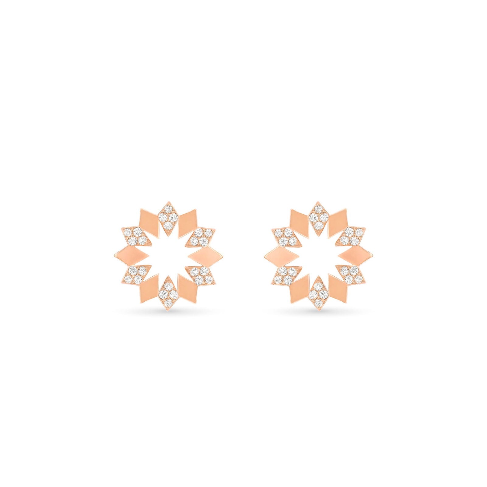 Dahlia Mini Diamond Earrings