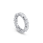 Alternating Heart Shape Eternity Ring (Certified)