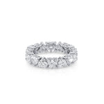 Alternating Heart Shape Eternity Ring (Certified)