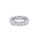 Alternating Heart Shape Eternity Ring (Certified)