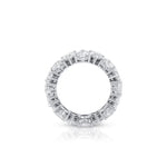 Alternating Heart Shape Eternity Ring (Certified)