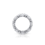 Alternating Heart Shape Eternity Ring (Certified)