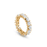 Alternating Heart Shape Eternity Ring (Certified)