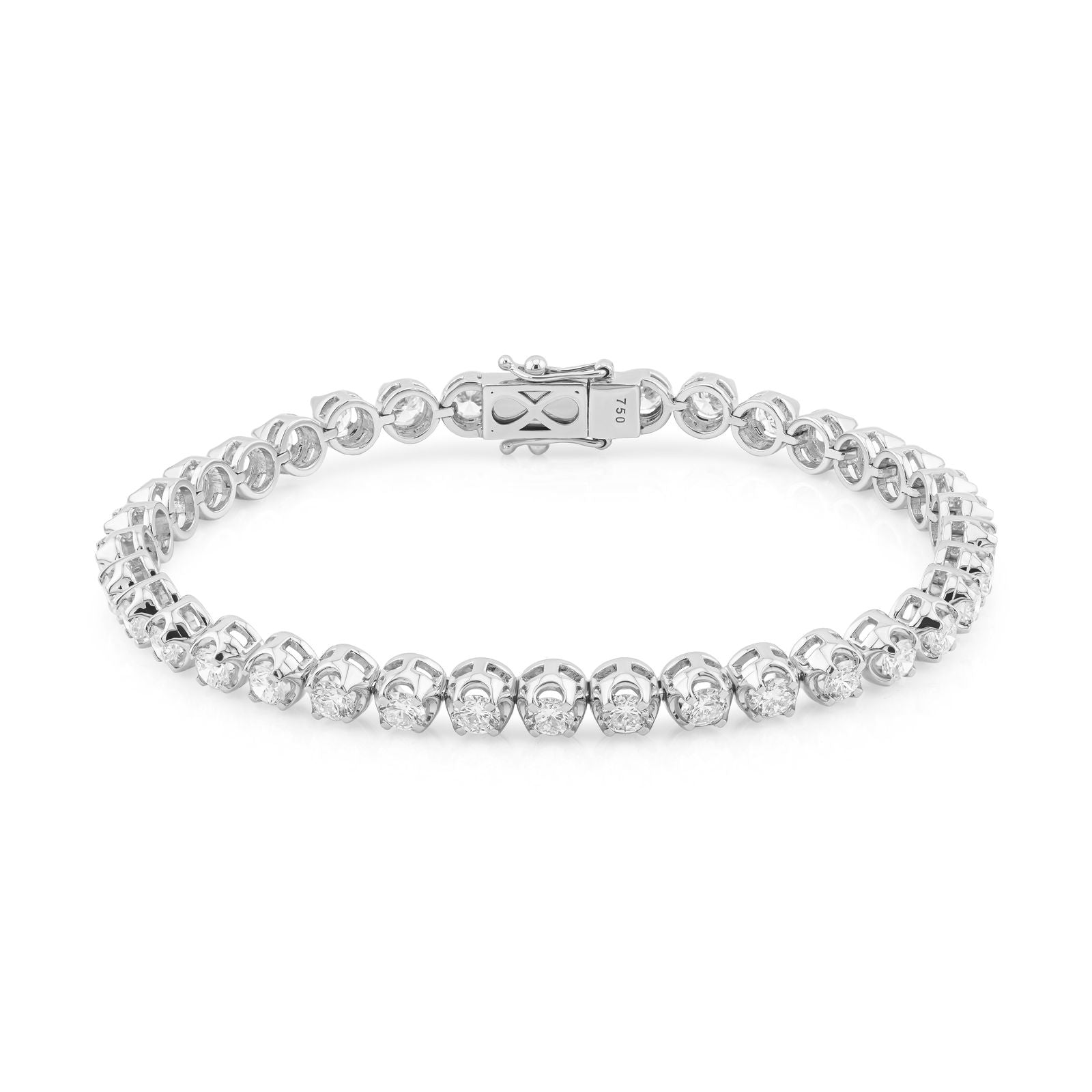 Buttercup Round Brilliant Tennis Bracelet