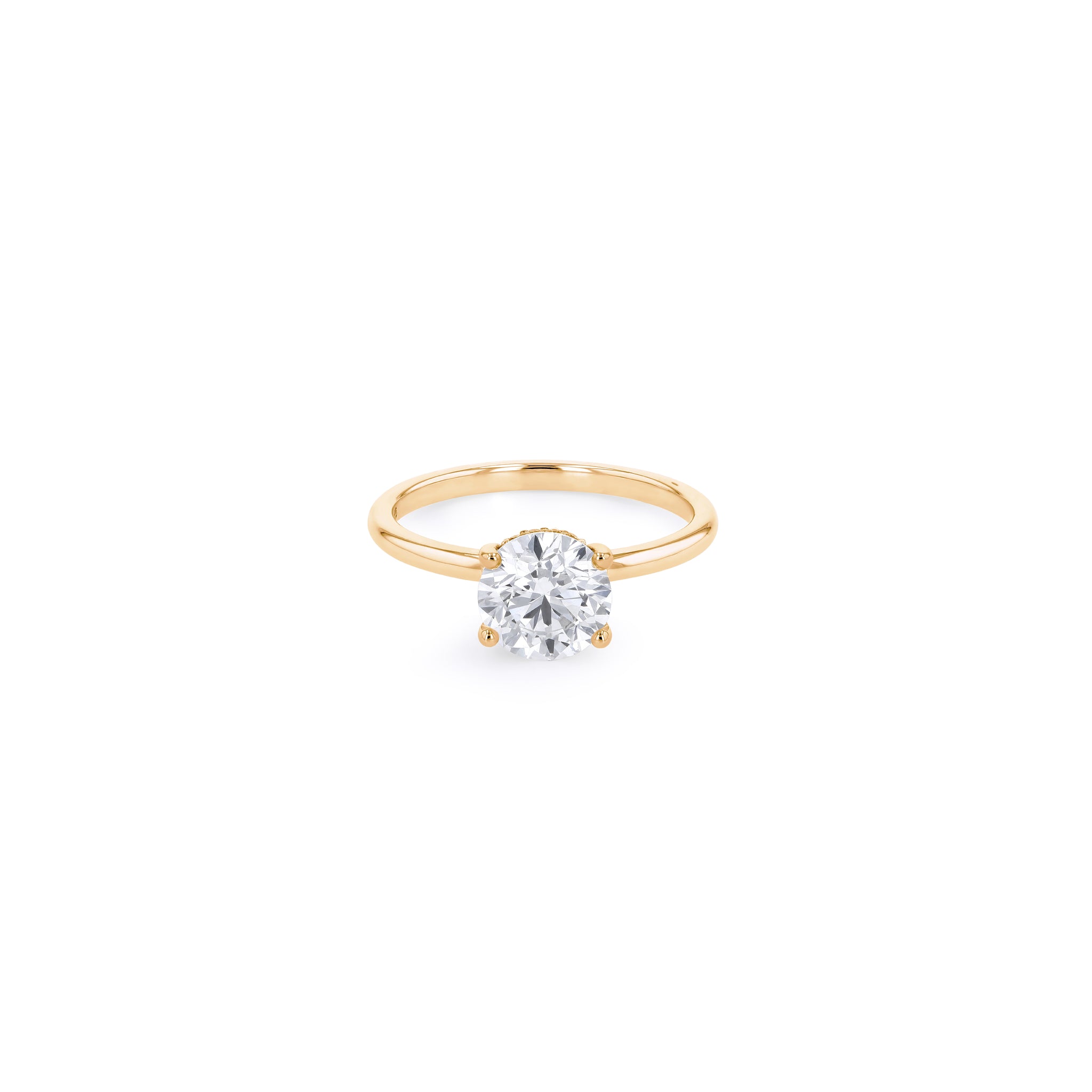 Eterna Classic Solitaire Diamond Engagement Ring