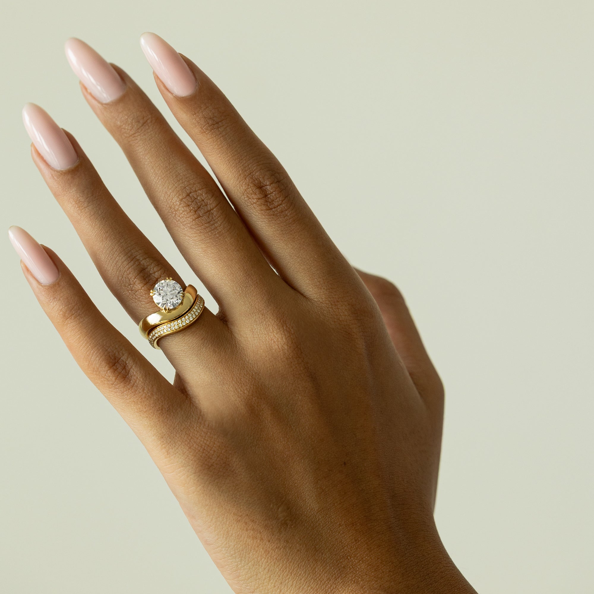 Iris Engagement Ring Bridal Set