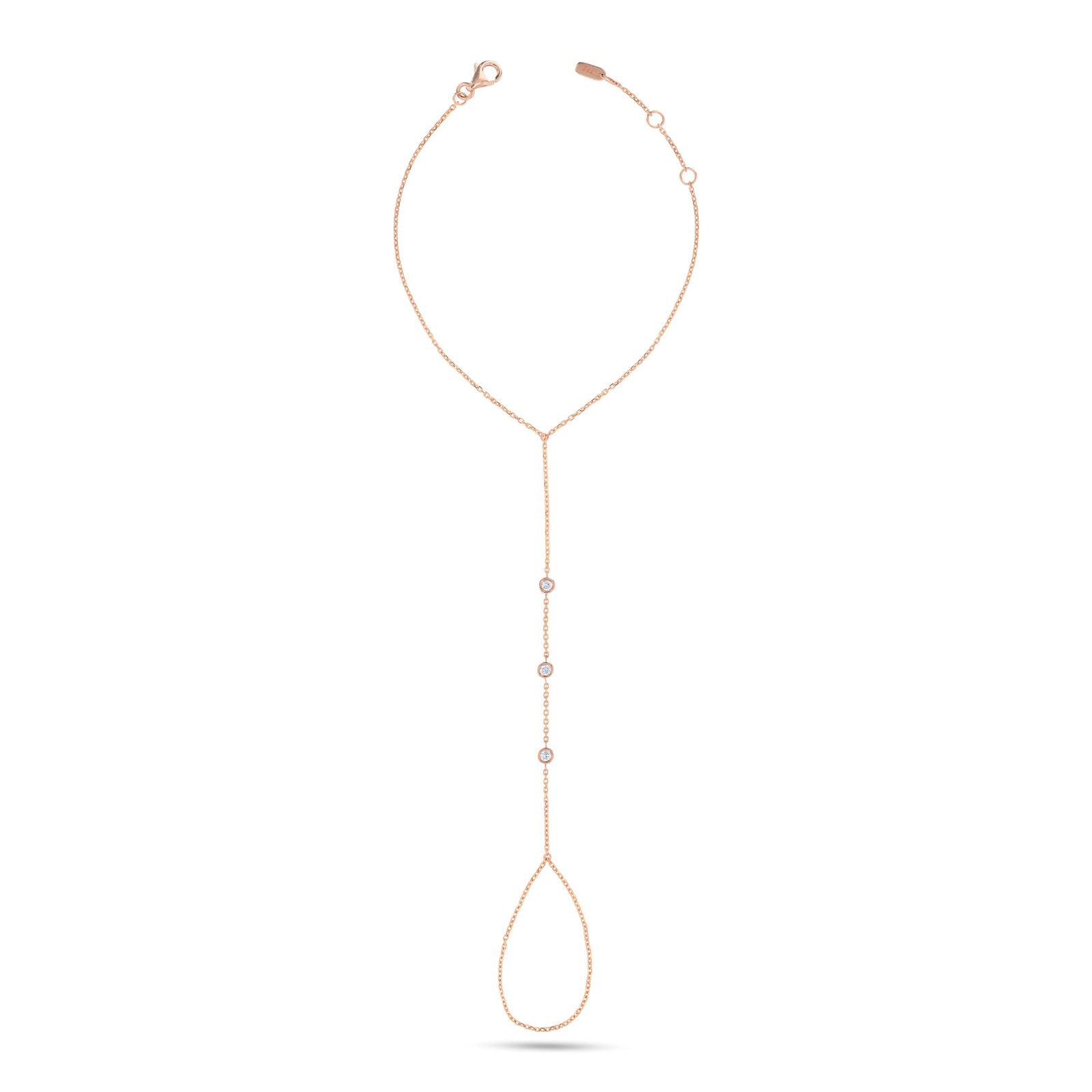 Leena Diamond Hand Chain in 18K Yellow Gold