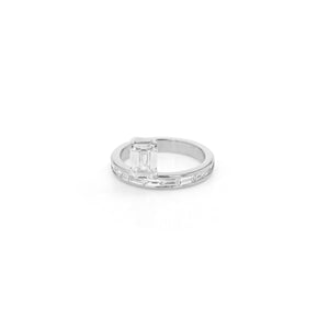Lumine Baguette Diamond Engagement Ring
