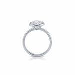 Eve Bezel Diamond Halo Ring