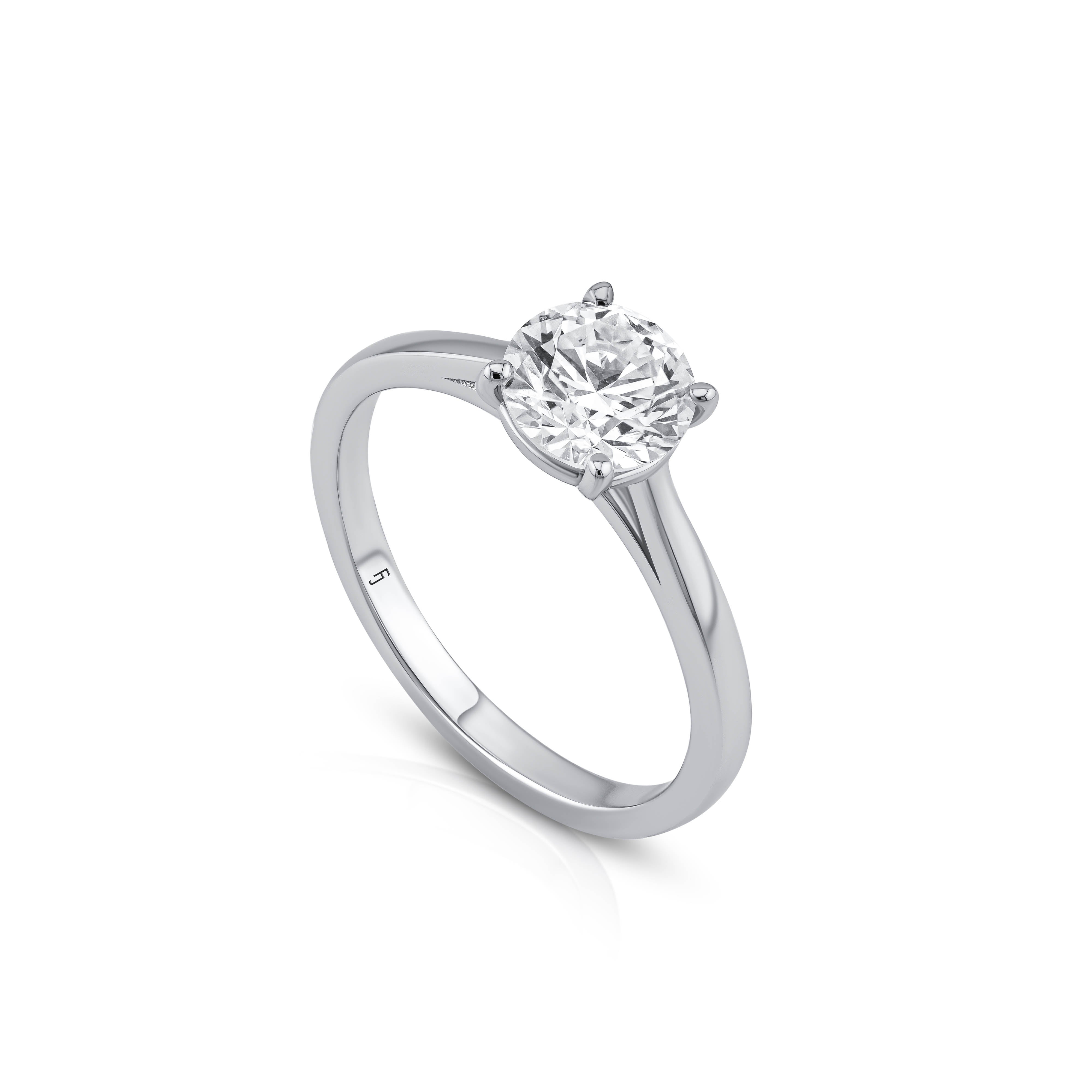 Round Brilliant Solitaire Engagement Ring