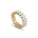 Slanted Marquise Diamond Ring 01