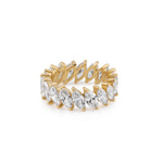 Slanted Marquise Diamond Ring 01
