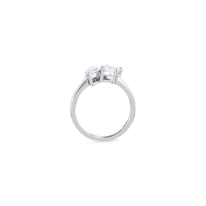 Toi et Moi Diamond Engagement Ring