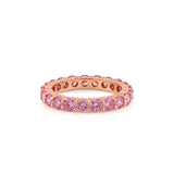 Amara Pink Diamond Eternity Ring (Certified)