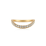 Faye Curved Wedding Band