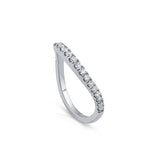 Faye Curved Wedding Band