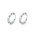 Inside Out Pear Shape Hoops