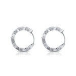 Inside Out Pear Shape Hoops