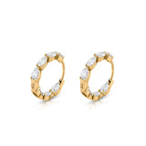 Inside Out Pear Shape Hoops