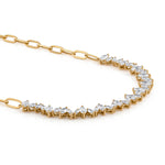 Layali Marquise Choker Paperclip Necklace