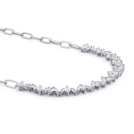 Layali Marquise Choker Paperclip Necklace
