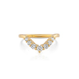 Eliana V-Shaped Wedding Band