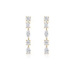 Multi-shape Diamond Earrings