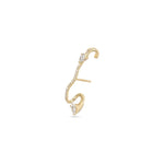 Diamond Dune Ear Climber (Single) 3