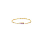Eclipse Diamond Chain Ring (Pink Diamonds) 1