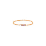 Eclipse Diamond Chain Ring (Pink Diamonds) 4