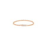 Eclipse Diamond Chain Ring (White Diamonds)
