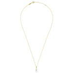 Pear Shape Diamond Solitaire Necklace (Certified) 3