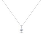 Round Brilliant Solitaire Necklace (Certified) 4