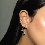 Nova Diamond Hoop Earring (Asscher & Oval)