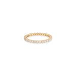 Amara Diamond Eternity Band in Yellow Gold