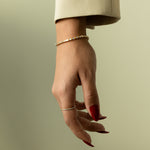 Baguette Bezel Link Tennis Bracelet (Certified)