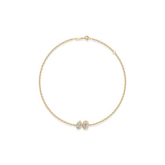Toi et Moi Bezel Diamond Bracelet – Oval & Pear