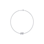 Toi et Moi Bezel Diamond Bracelet – Oval & Pear