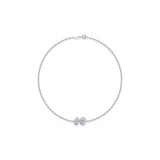 Toi et Moi Bezel Diamond Bracelet – Oval & Pear