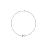 Toi et Moi Bezel Diamond Bracelet – Heart & Marquise