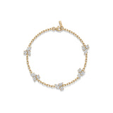 Trinity Diamond Cluster Bracelet
