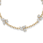 Trinity Diamond Cluster Bracelet