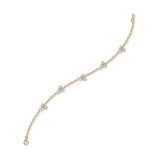 Trinity Diamond Cluster Bracelet