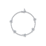 Trinity Diamond Cluster Bracelet
