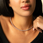 Classic Diamond Tennis Necklace (Certified)