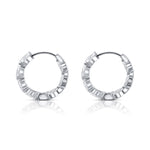 Inside Out Pear Shape Hoops